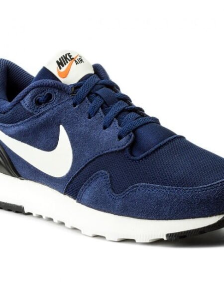 Vyriški Nike Air Vibenna mėlyni sportinio stiliaus batai su baltu logotipu ir gumuotu padu 866069-400