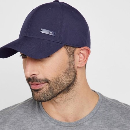 adidas kepurė su snapeliu mėlyna unisex minimalistinis dizainas