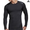 Adidas vyriški kompresiniai marškinėliai ASK SPR Tee LS CF7267 – juodi, ilgos rankovės, sportui.