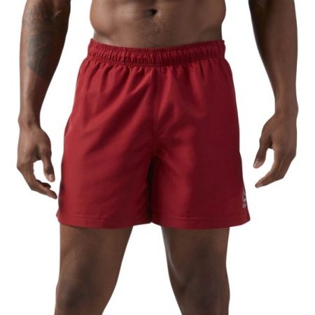 Vyriški raudoni Reebok maudymosi šortai CE0612 su kišenėmis ir elastiniu juosmeniu