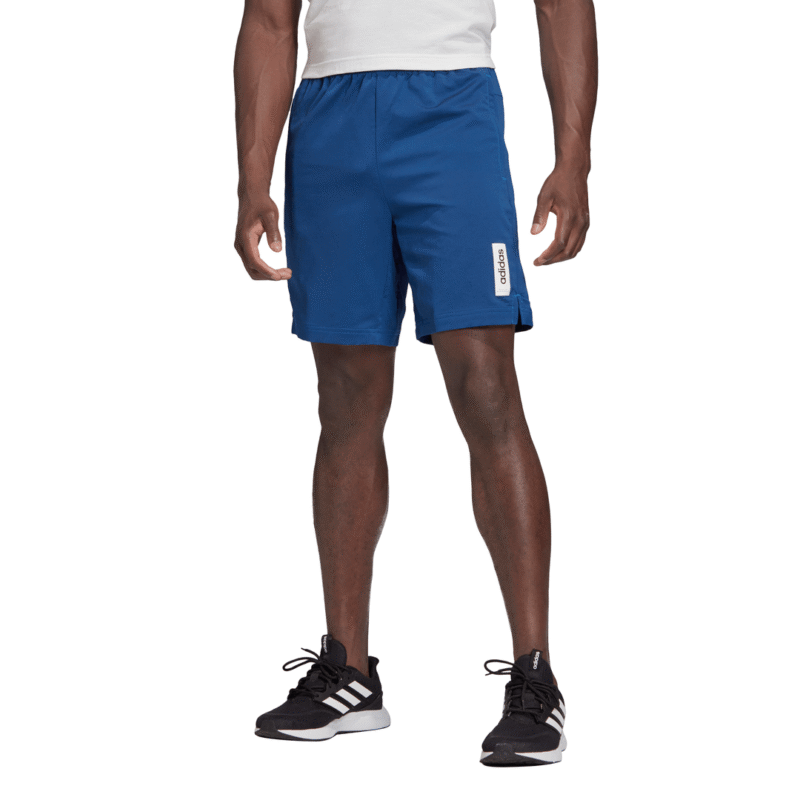 Adidas vyriški šortai mėlyni su užtrauktukais ant kišeniu Brilliant Basics Short M FL9011