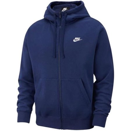 Nike Vyriškas Džemperis Su Gobtuvu Sportswear Club Fleece BV2645-410 – Mėlynas Fleece