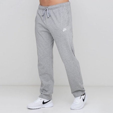 Nike Kelnės Vyrams Pilkos Medvilninės Jersey Club OH Pants BV2766-063