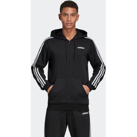 Adidas džemperis su gobtuvu vyrams Essentials 3-Stripes FZ French Terry Hoodie DQ3102