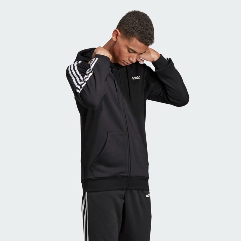 Adidas Džemperis Su Gobtuvu Vyrams Ess FT Hoodie DQ3102 - Image 4