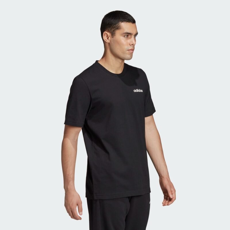 Adidas Marškinėliai Vyrams Juodi Essentials T-Shirts DU0367 - Image 3