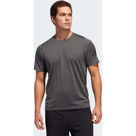 Adidas DU1427 vyriški sportiniai marškinėliai, pilki, trumpomis rankovėmis – sportui ir treniruotėms.