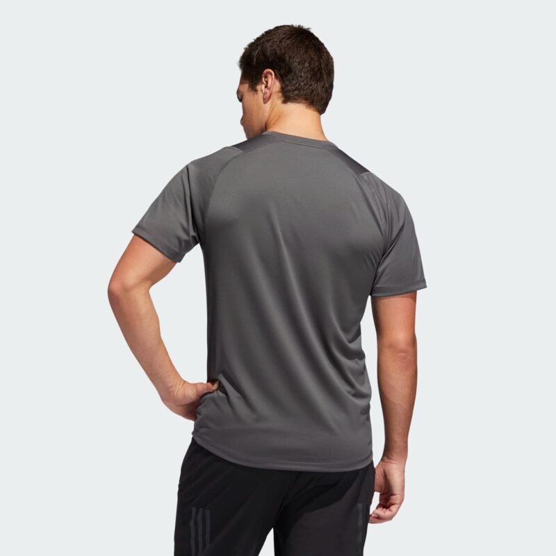 Adidas Marškinėliai Sportiniai Vyrams Pilki T-Shirt DU1427 - Image 2