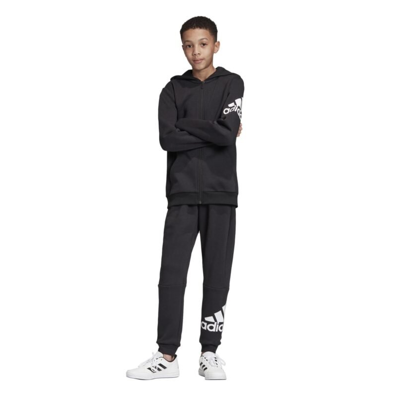Adidas Džemperis Su Gobtuvu Vaikams BOS FL Hoodie ED6481 - Image 2