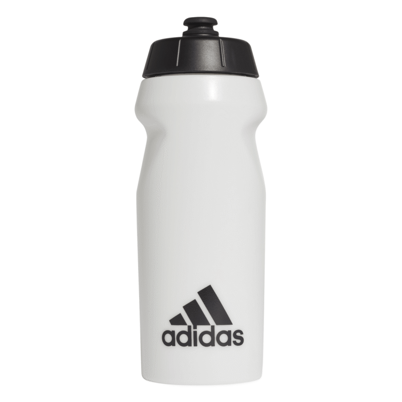 Adidas balta sportinė gertuvė Tiro Bottle 500ml su juodu logotipu FM9936
