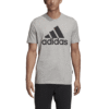 Adidas vyriški marškinėliai GC7350 pilki, trumpomis rankovėmis, su dideliu logotipu