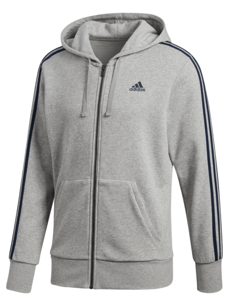 Adidas Džemperis Vyrams Su Gobtuvu pilkas Ess Hoodie S98788