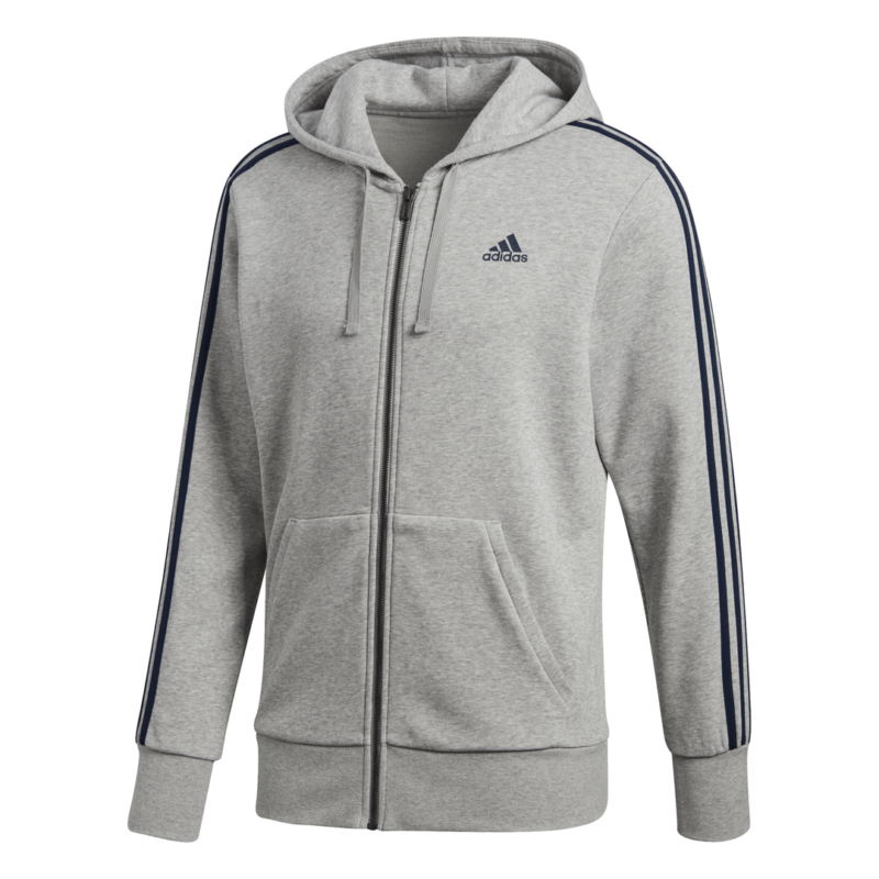 Adidas Džemperis Vyrams Su Gobtuvu pilkas Ess Hoodie S98788