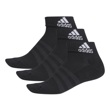 Adidas Kojinės Trumpos Juodos Unisex Cushioned Ankle Socks 3pp DZ9379