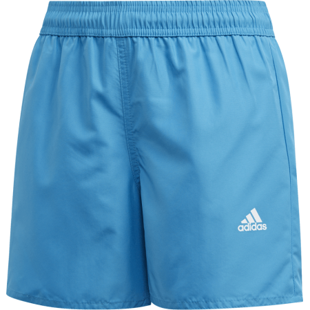 Adidas mėlyni vaikiški maudymosi šortai su vidinėmis tinklinėmis trumpikėmis ir kišenėmis – patogūs ir greitai džiūstantys. Boys Swim Shorts FL8714