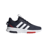 Adidas Racer TR 2.0 K mėlyni vaikiški sportbačiai su baltu padu ir tinkliniu batviršiu. FX7277