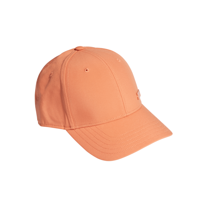 Adidas BBALL CAP LT MET GM6265 persikinė kepurė su snapeliu ir UV apsauga.