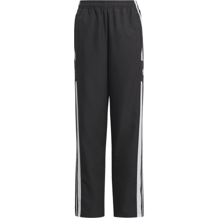 Adidas vaikiškos kelnės Squadra 21 Pre Pants Y juodos su baltomis juostelėmis GK9559