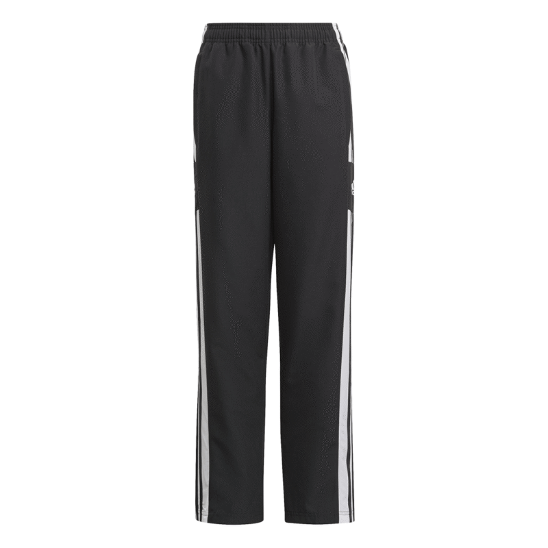 Adidas vaikiškos kelnės Squadra 21 Pre Pants Y juodos su baltomis juostelėmis GK9559