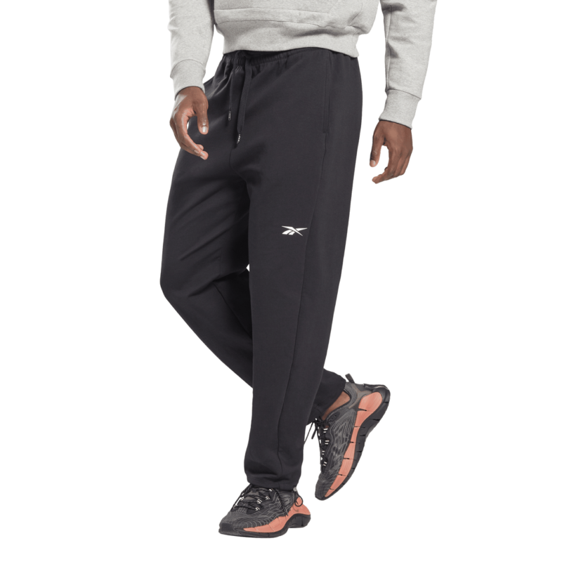 Reebok Kelnės Vyriškos Sportinės Juodos TS DreamBlend Cotton Track Pants GL3125