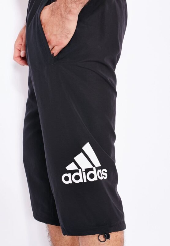 Adidas Šortai Vyrams Ilgi Juodi 3/4 Woven Shorts AK1932 - Image 3
