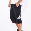 Adidas vyriški 3/4 šortai PERFORMANCE WOVEN AK1932, juodi, baltas logotipas