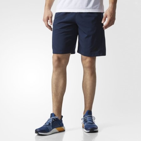 Adidas šortai treniruočių vyrams mėlyni su kišenėmis D2M M Woven Shorts BP81077