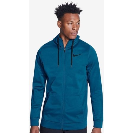 Nike džemperis su gobtuvu vyrams mėlynas M NK Therma Hoodie Full Zip CU6231-301
