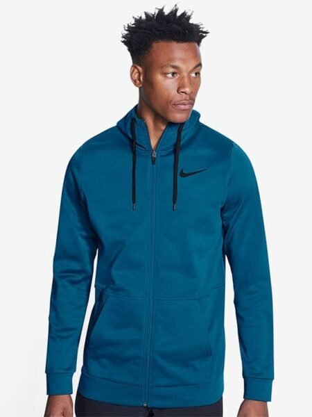 Nike džemperis su gobtuvu vyrams mėlynas M NK Therma Hoodie Full Zip CU6231-301