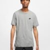 Nike Marškinėliai Vyrams Pilki Sportswear Club T-Shirts AR4997-064