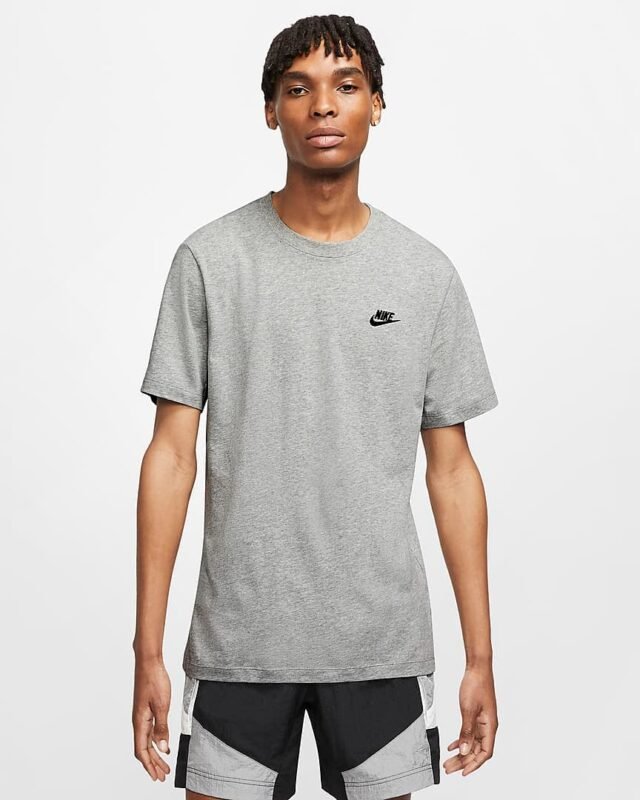 Nike Marškinėliai Vyrams Pilki Sportswear Club T-Shirts AR4997-064
