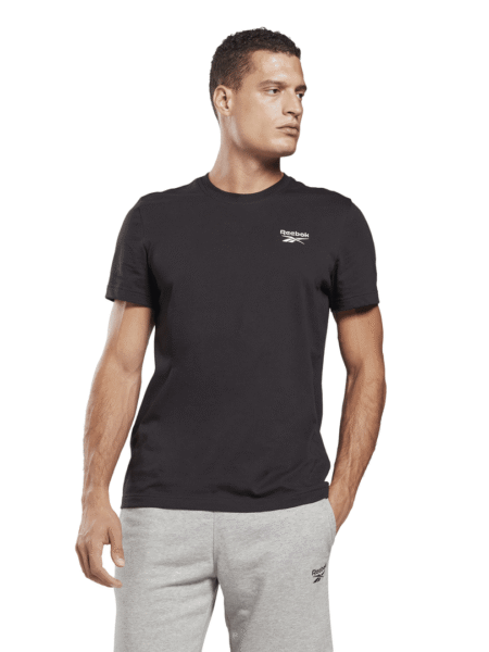 Reebok Marškinėliai Vyrams Juodi Medvilnė Classic T-Shirts GJ0639