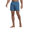 Adidas mėlyni vyriški maudymosi šortai Check Swim Shorts GQ1111 su elastingu juosmeniu, tinkliniu pamušalu ir užsegama galine kišene.