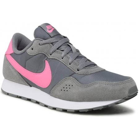 Vaikiški Nike MD Valiant GS pilki batai su verstos odos detalėmis ir gumuotu vaflio padu CN8558-014