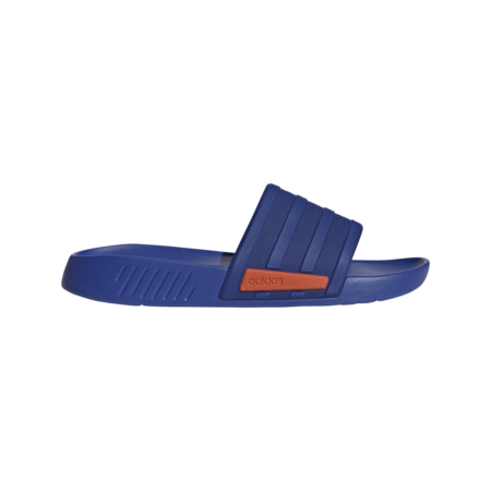 Adidas vyriškos šlepetės Racer TR Slide G58171 mėlynos spalvos patogios greitai džiūstančios su minkštu padu ir klasikiniu Adidas dizainu
