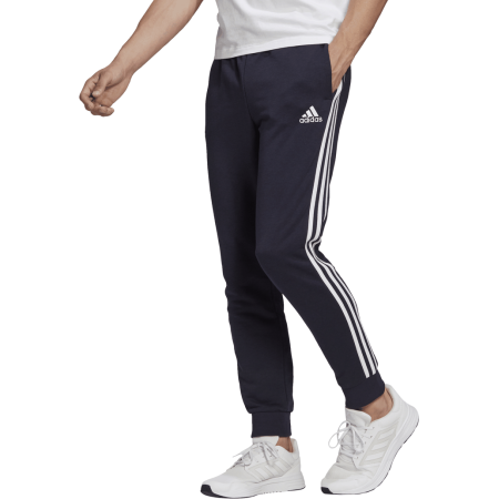 Adidas Kelnės Vyrams, Mėlynos, Su Trimis baltomis Juostelėmis, Essential 3-stripes Pants FT GK8888