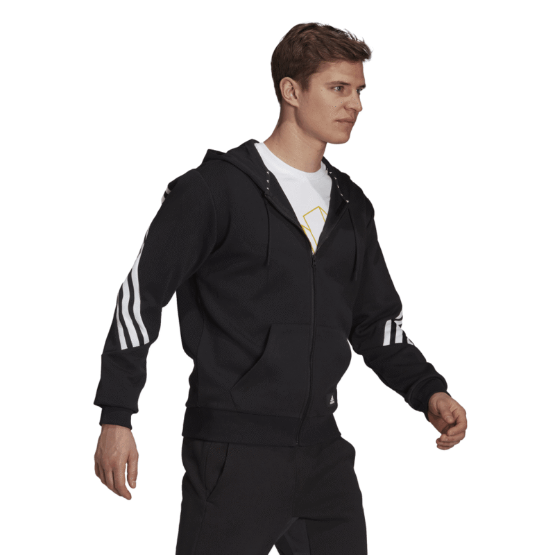 Adidas Džemperis Su Gobtuvu Vyrams M FI Hoodie GR4086 - Image 4