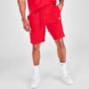 Nike vyriški medvilniniai šortai raudoni BV2772-658 – sportiniai šortai su raišteliu ir kišenėmis.
