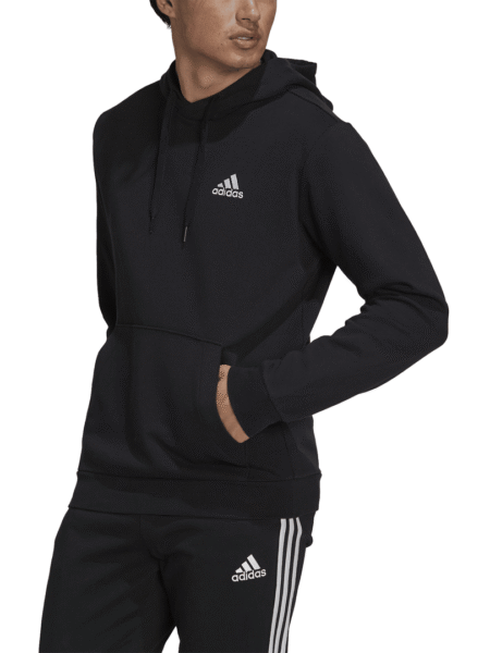 Adidas džemperis vyrams su gobtuvu Essentials Fleece M Feelcozy Hoodie GV5294 – juodas