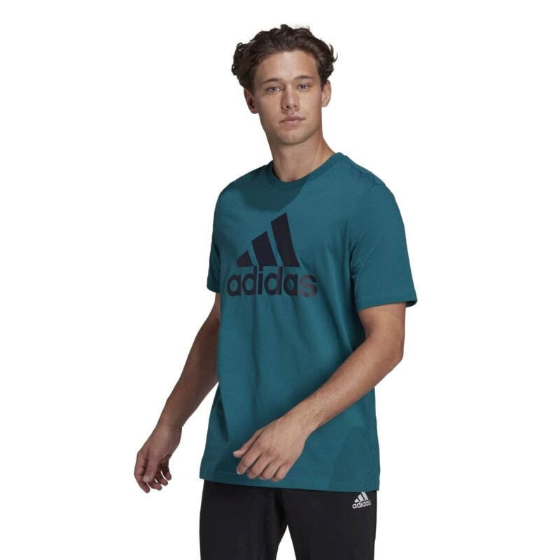 Adidas Marškinėliai Vyrams Žali Mevilniniai T-Shirts HE1844 - Image 3