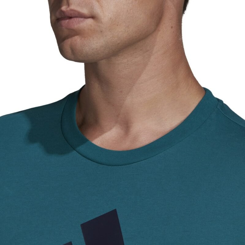 Adidas Marškinėliai Vyrams Žali Mevilniniai T-Shirts HE1844 - Image 4