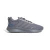 Pilki vyriški sportbačiai Adidas Lite Racer Rebold GX4220 su tinkline viršutine dalimi ir Cloudfoam padu