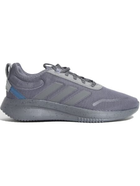 Pilki vyriški sportbačiai Adidas Lite Racer Rebold GX4220 su tinkline viršutine dalimi ir Cloudfoam padu