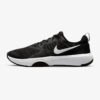 Nike City Rep TR DA1352-002 vyriški treniruočių batai – juodi, kvėpuojantys, su baltu padu ir tvirtu gumuotu padu.