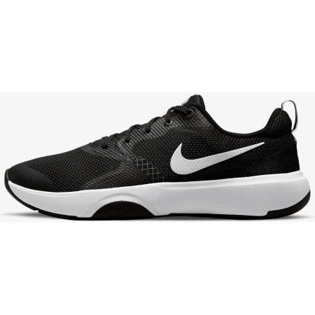 Nike City Rep TR DA1352-002 vyriški treniruočių batai – juodi, kvėpuojantys, su baltu padu ir tvirtu gumuotu padu.