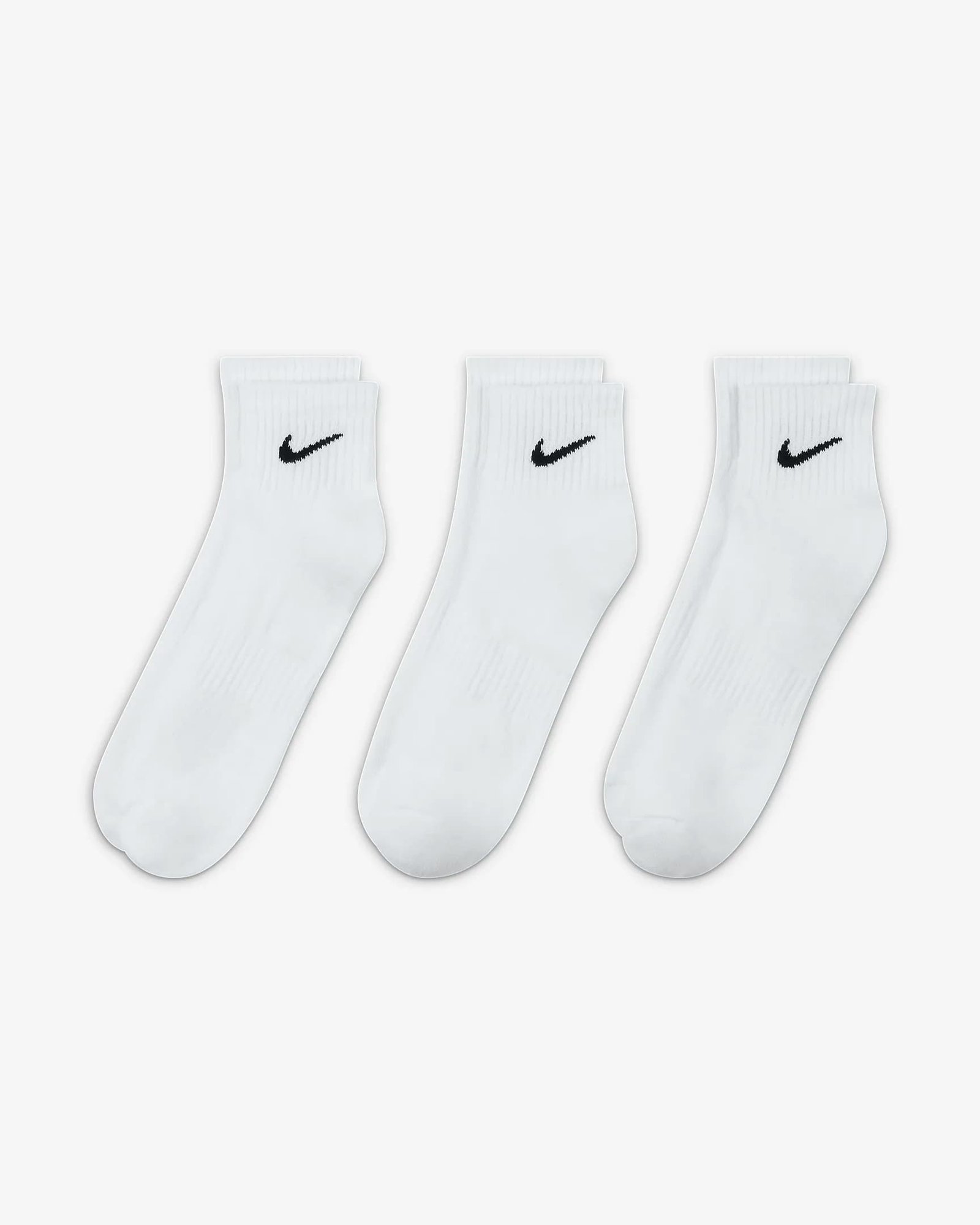Nike Kojinės Baltos Trumpos Cushioned Ankle Socks SX7667-100 - Image 6
