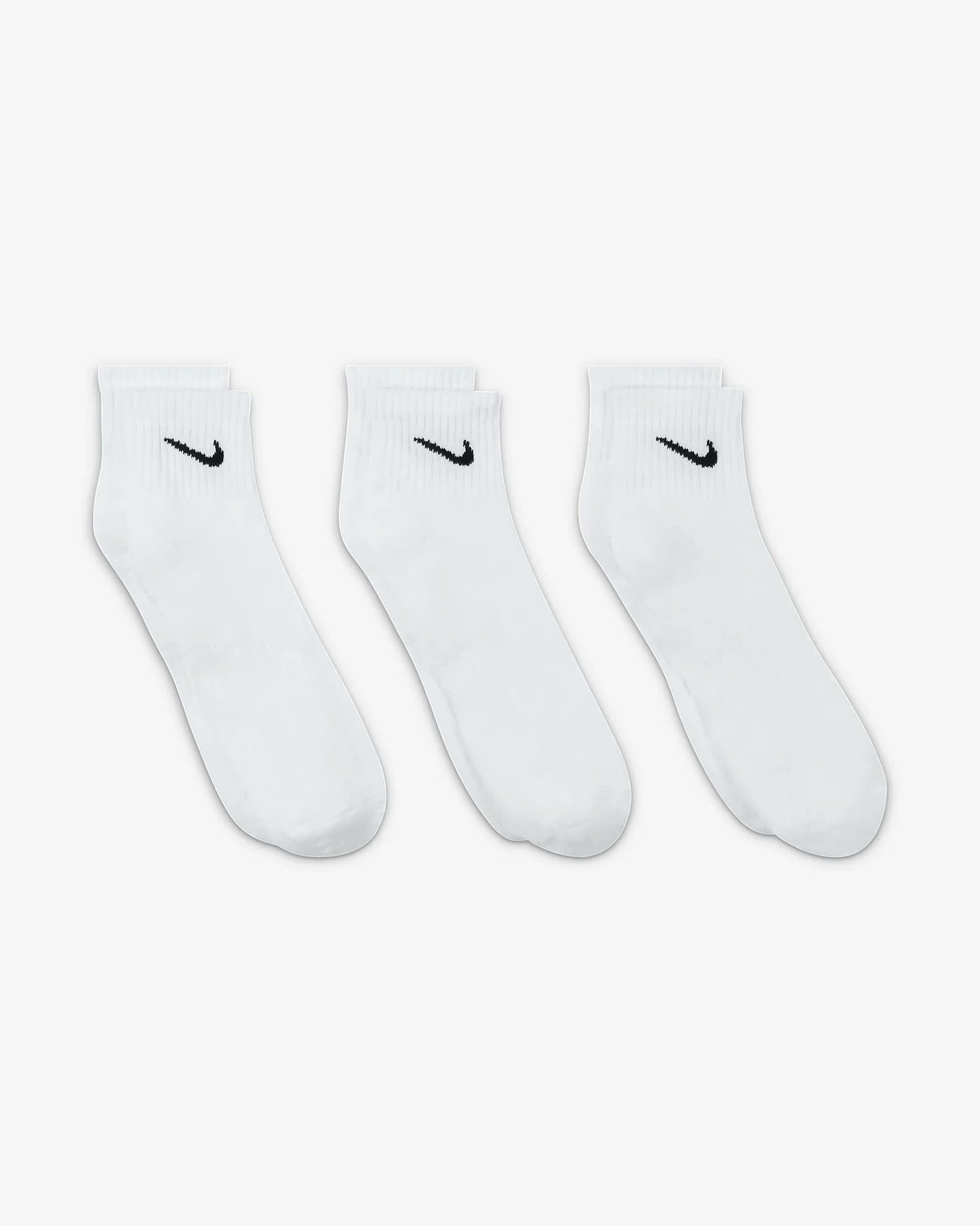 Nike Kojinės Baltos Trumpos Cushioned Ankle Socks SX7667-100 - Image 7
