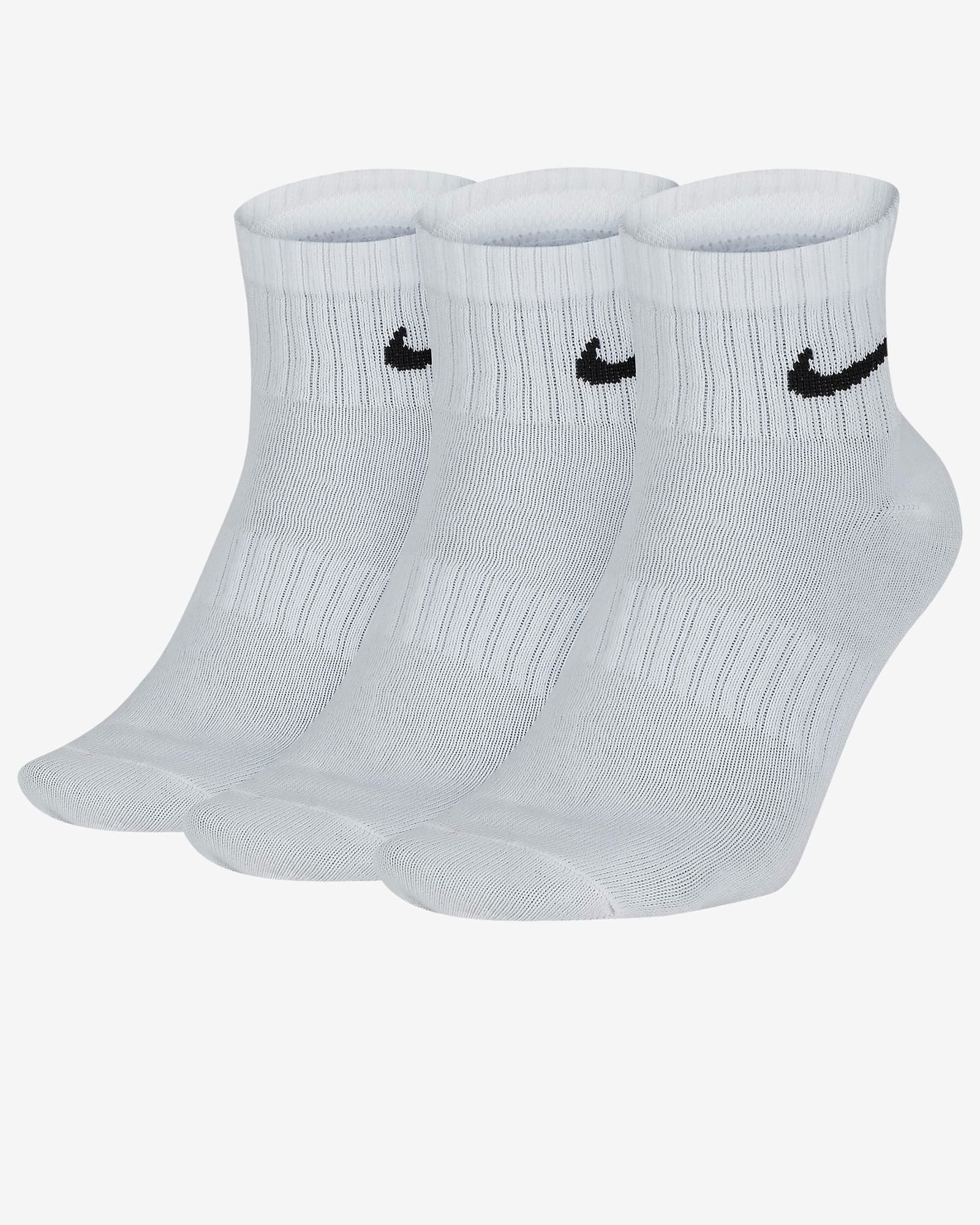 Nike Kojinės Baltos Trumpos Cushioned Ankle Socks SX7667-100 - Image 2