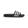 Adidas Šlepetės Vaikams, Paaugliams, Juodos, 3 juotelės baltos, Adilette Shower K G27625