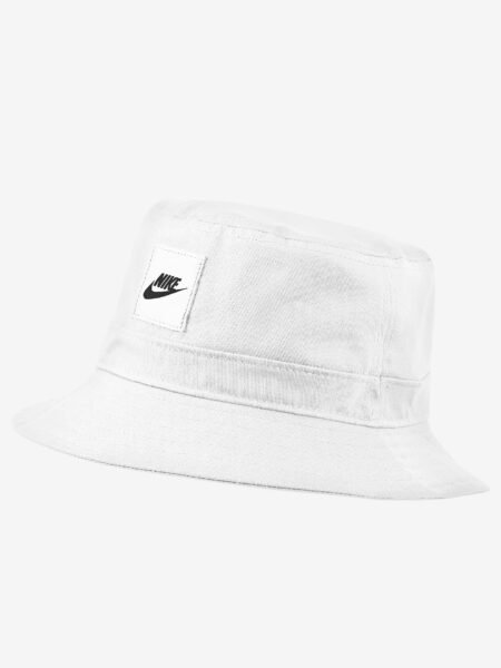Nike vaikiška balta kepurė Sportswear Kids' Cotton Bucket Hat CZ6125-100